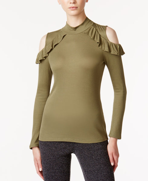 Maison Jules Cold Shoulder Top